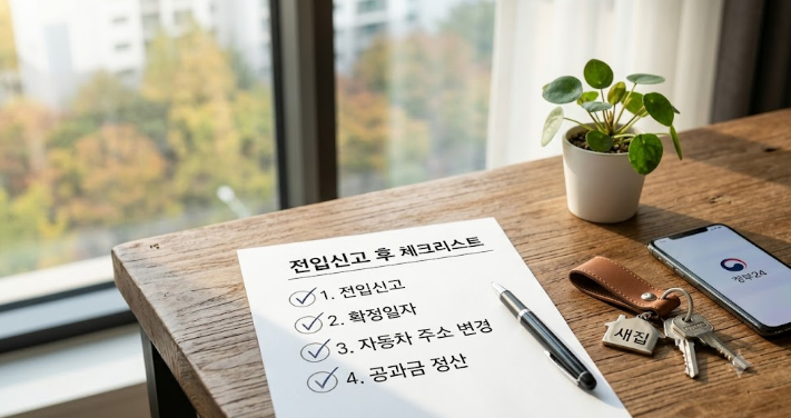 전입신고 후 체크리스트